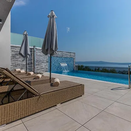 וילה Luxury Lorena With Heated Pool, Jacuzzi,sauna And Seaview