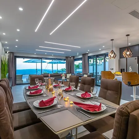 Luxury Lorena With Heated Pool, Jacuzzi,sauna And Seaview * Crikvenica